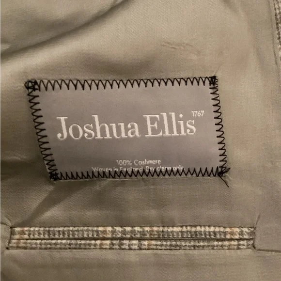 Ben Silver Charleston Tailored ,structured 100% Cashmere Blazer SZ 50L - Picture 8 of 11